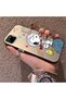 Realme C21Y/C25Y Compatible Hard Acrylic Back Silicone Edge Lens Protection Case Snoopy Pattern - 2