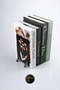 Book Holder – Decorative Book Support with Floral Pattern - Table & Shelf Bookshelf Accessory - 6