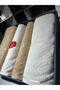 4 Piece Bathroom Set for 2 People White - Mustard - 3