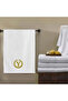 Monogrammed Letter "Y" Bath Towel Gold Thread Cotton Personalised Letter - 3
