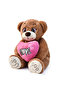 Large Plush Teddy Bear Holding a Heart with Love Written - Romantic Gift - 3