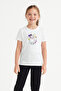 Girl's T-Shirt with Short Sleeves Printed B7