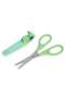 School Scissors with Lime Green Case & 3D Dinosaur Pattern 14cm - 2