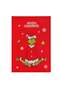 A5 Notebook with Red Cover Grinch Christmas Pattern - 80 Sheets