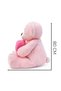 Special Set for Lovers: Large Size Plush Teddy Bear Holding a Heart with Love Written - 4