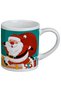 Ceramic Mug with Santa Claus Pattern 220ml