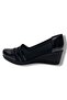 Oi 300-26 Stretch Leather Piped Anatomical Padded Heeled Women's Shoes - 3