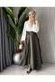 Women's Side-Tie Flowy Transitional Slim Side-Tie Skirt - 2