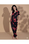 19002 Milan Women's Short Sleeve Single Jersey Combed Cotton Pajama Set - 2