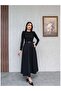Belted Flared Skirt Dress