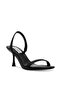 Elma Black Leather Women's Sandals - 2