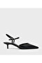 Womens Adelaide Black Leather Heels