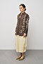 Women's Beaded Oversized Shirt - 3
