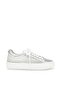 Captive-M Women's Silver Mesh Sneakers