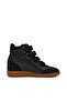 Mustang Women's Black Suede Sneakers