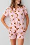 Mother Daughter Teddy Bear Patterned Pajama Set – Mother and Child Pajamas Sold Separately - 8