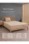 Home Textile 100% Cotton Fabric Made Elastic Bed Sheets in Single/Dual/King Size