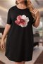 Women's Oversize Comfortable Printed Nightgown Daily Stylish Home Wear Summer Wear