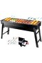 Portable Charcoal Grill, Foldable Tabletop BBQ Configure Tools for Outdoor Cooking