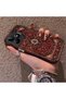 Silicone Edge Hard Back Anti-Fall Phone Case Vintage Pattern Compatible with Realme Note 50 4g - 2