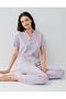 Women's Pajama Set 50% Cotton 50% Modal – Soft Textured, Breathable, Casual Comfortable Pajama Set - 2