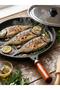 Cast Iron Fish Pan with Lid 36 cm - 2