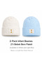 Children's Baby Beanie Winter Set of 2 6 Months-24 Months