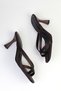 Women's Satin Flip-Flops and Sandals with Heels - 3