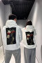 Couple Love Design Hooded Sweatshirt (Shipped as a Single Item)