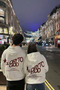 Couple Love Design Hooded Sweatshirt (Sold Individually)