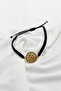 Metal Gold Flower of Life Adjustable Elevating Bracelet - 3