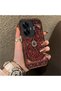 Silicone Edge Hard Back Anti Fall Phone Case Vintage Pattern Compatible with Realme C55