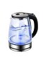 Electric Glass Kettle 1.7L Transparent Water Boiler Fast Heating LED Indicator Auto Shut Off Safety - 8