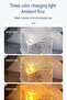 مصباح ليلي LED بنمط مائي ديناميكي يعمل بمنفذ USB مع تحكم باللمس وتغيير ألوان RGB - 5