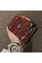 Silicone Edge Hard Back Anti Fall Phone Case Vintage Pattern Compatible with iPhone 8 - 3