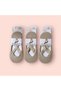 Women's Skin Color Non-Slip Pilates Yoga Socks 3 Pairs