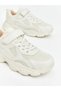 White Lace-Up Girls' Sports Shoes (S6) - 3