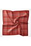 Viscose Velora Scarf Plaid Patterned Dark Red Tok Duruşlu Four Seasons 90X90 - 6