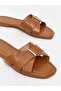 Leather Look Women's Slippers - 3