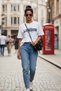 100% Cotton London Printed Oversized Street Style T-Shirt - 6