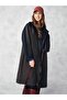 Lcw Limitless Anthracite Easy-To-Wear Zippered Hooded Women's Jacket