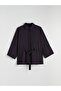 Striped Tie-Up Oversized Women's Shirt