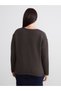 Plus Size V-Neck Women's Knitwear Cardigan - 4