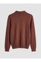 Lcw Vision Brown Polo Neck Women's Knitwear Sweater - 6