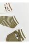 Baby Boy Patterned Booties Socks 5-Pack - 3