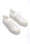 Women's Lace Detailed Lace-Up Casual Sports Shoes - 3