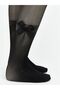 Girls' Thin Pantyhose with Bow Detail, 2-Piece Set - 2