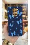 Redmi Note 9 Compatible Blue Butterfly Patterned Silicone Shock Absorbing Classic Protected Rubber Case - 2