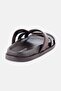 Men Breton Cross 02 Slip On Sandals, Dark Brown - 3