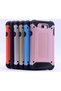 Galaxy A3 2017 Compatible Case Double Layer Protective Crash Military Tank Case - Red - 4